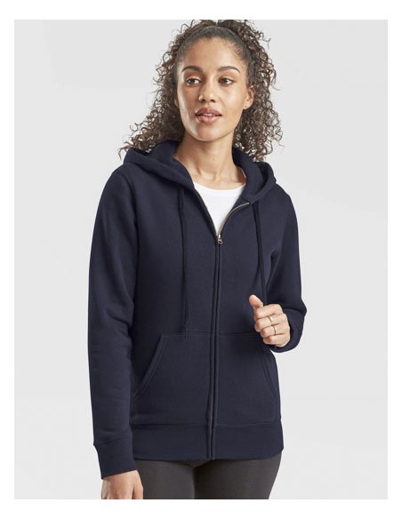 FRU-0621180-Ladies Premium Hooded Sweat Jacket 2